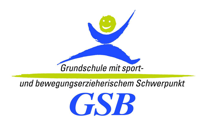 Logo der Aktion Grundschule mit sport und bewegungserzieherischem Schwerpunkt GSB