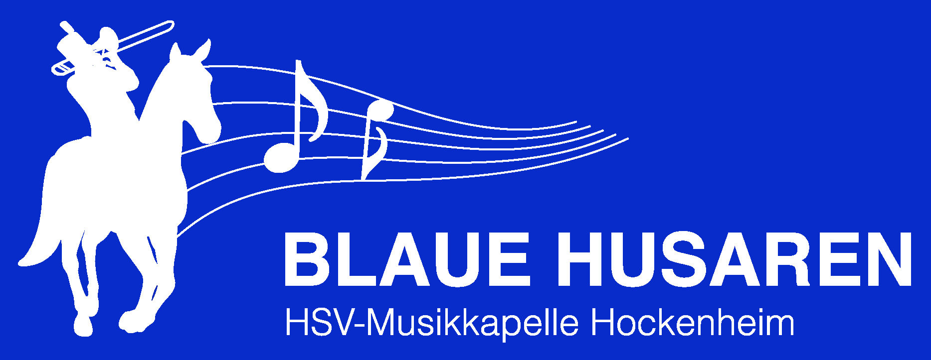 Logo der HSV Musikkapelle Blaue Husaren Hockenheim